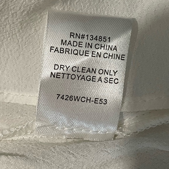 WAYF Magnolia Lace Yoke Blouse - Ivory white - Small - Picture 8 of 8